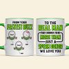 Funny Sperm Dad Accent Mug - Personalized Gifts For Dad 02PJTN190525