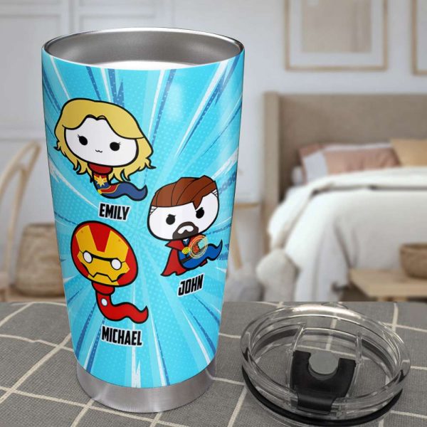 Funny Sperm Happy Day Daddy 05NAHN080523TM Personalized Tumbler Gift
