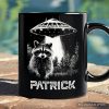 Funny UFO Raccoon Personalized Mug, Alien Gift with Custom Name