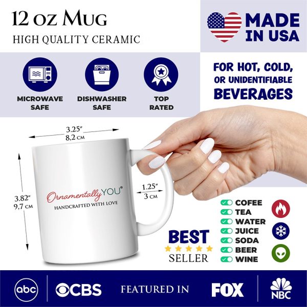 Funny Valentine's Day Personalized Mug, I'll Give You The V Later Gift With Custom Name