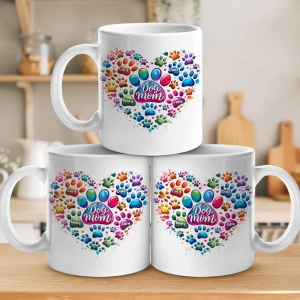 Fur Babies, Full Heart - Dog & Cat Personalized Custom Mug - Mother's Day, Gift For Pet Owners, Pet Lovers