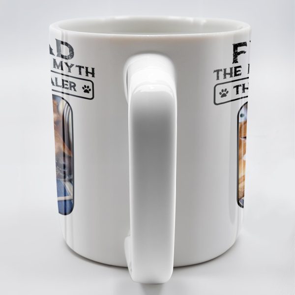 Fur Dad The Man The Myth The Snack Dealer - Personalized Custom Coffee Mug - DOG049_MG