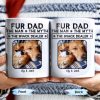 Fur Dad The Man The Myth The Snack Dealer - Personalized Custom Coffee Mug - DOG049_MG