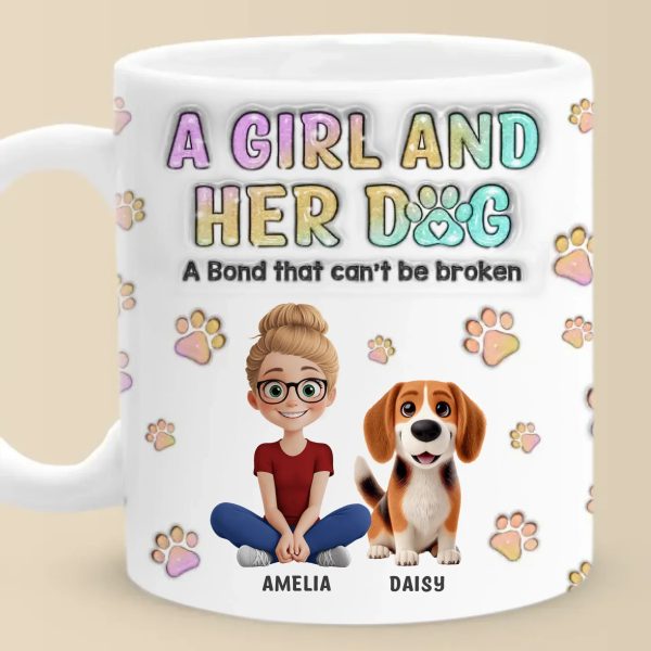 Furry Friends Make The Best Companions - Dog Personalized Custom 3D Inflated Effect Printed Mug - Gift For Pet Owners, Pet Lovers