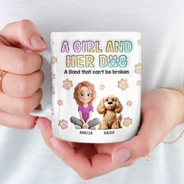 Furry Friends Make The Best Companions - Dog Personalized Custom 3D Inflated Effect Printed Mug - Gift For Pet Owners, Pet Lovers