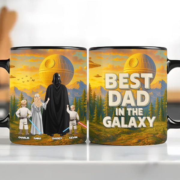 Galaxy Dad Coffee Mug - Personalized Gifts For Dad 01huti080525hg