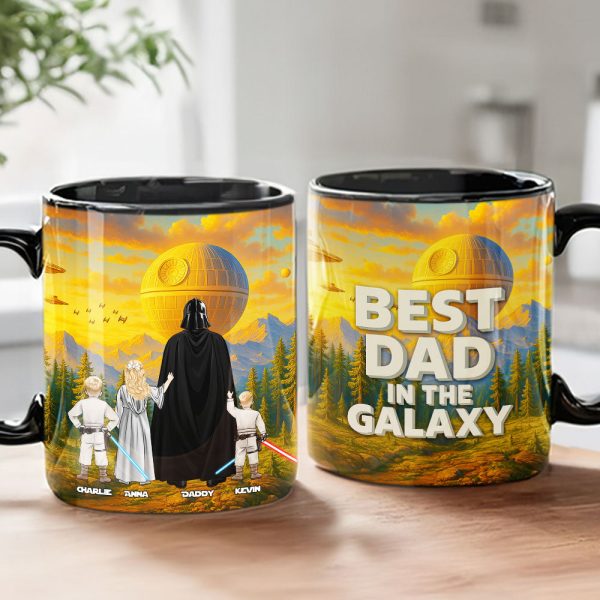 Galaxy Dad Coffee Mug - Personalized Gifts For Dad 01huti080525hg