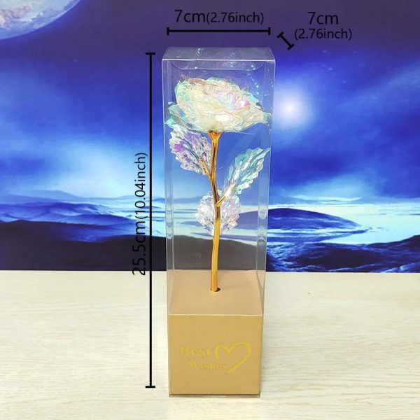 Galaxy Eternal Gold Rose Decorative Flower