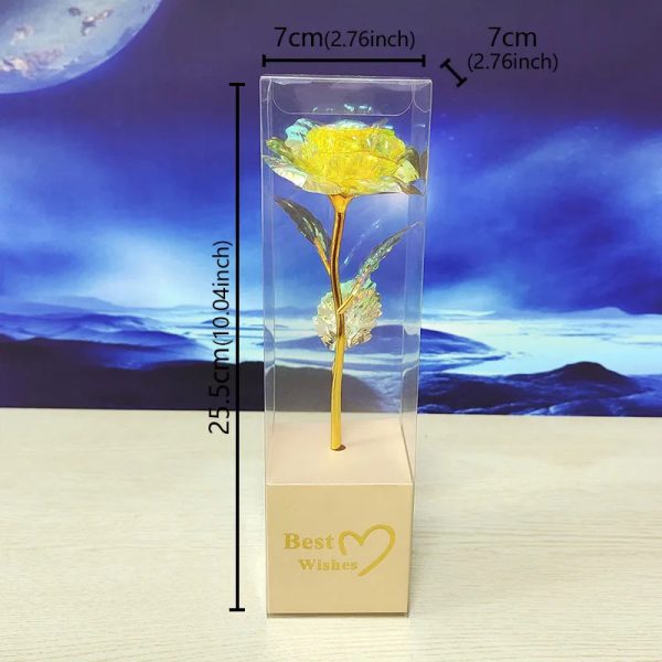 Galaxy Eternal Gold Rose Decorative Flower