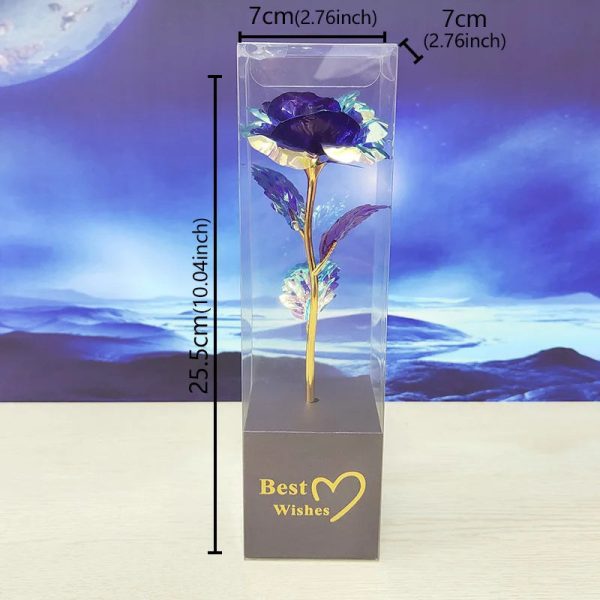 Galaxy Eternal Gold Rose Decorative Flower