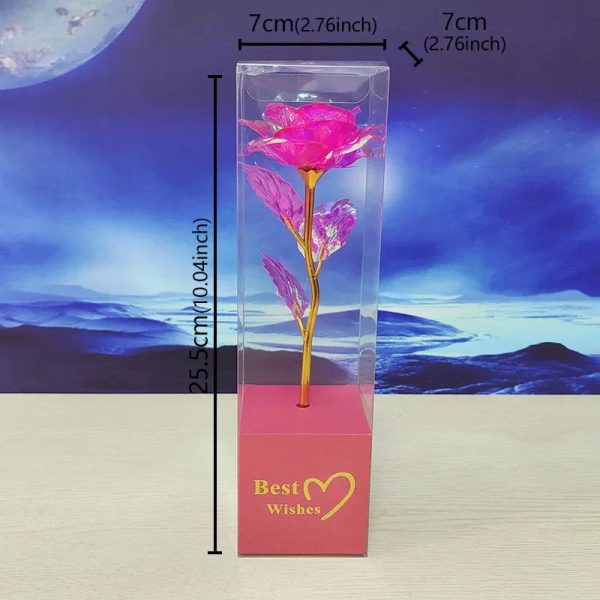 Galaxy Eternal Gold Rose Decorative Flower