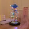 Galaxy Eternal Rose in Dome with LED Lights – Romantic Gift for Valentine’s Day, Mother’s Day, Wedding