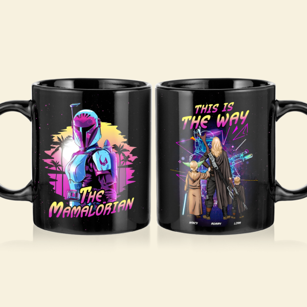 Galaxy Mom Coffee Mug - Personalized Gift For Mom 02QHPU260325HHHG