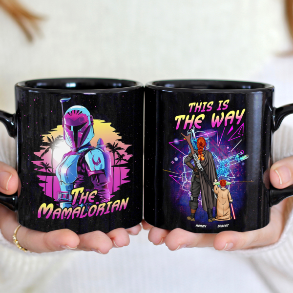 Galaxy Mom Coffee Mug - Personalized Gift For Mom 02QHPU260325HHHG