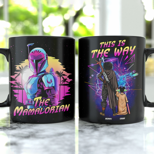 Galaxy Mom Coffee Mug - Personalized Gift For Mom 02QHPU260325HHHG