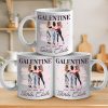 Galentine Girls Club - Bestie Personalized Custom Mug - Valentine Gift For Best Friends, BFF, Sisters