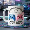 Game Controller Couple Coffee Mug - Personalized Gifts For Couple 03nata060126