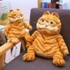 Garfield Plush Toy - Adorable Fat Cat Doll for Kids' Birthday Gifts