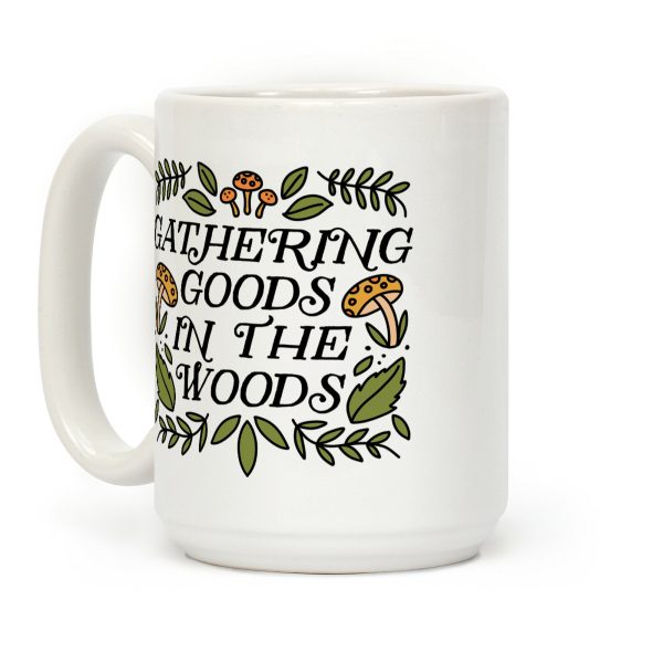 Gathering Goods In The Woods Coffee Mug