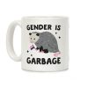 Gender Is Garbage Gender Fluid Opossum Coffee Mug