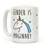 Gender Is Imaginary Unicorn Coffee Mug