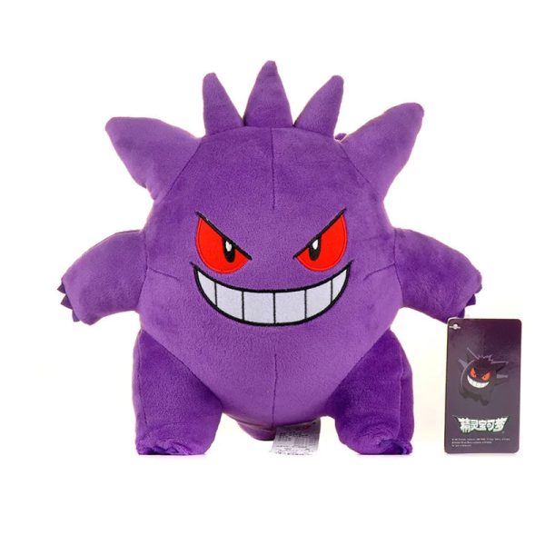 Gengar Plush Toy Soft Stuffed Pokemon Doll for Kids