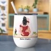 Get Over Here And Eat My Heart - Shaped Box, Personalized Couple Tumbler, Gift For Couple