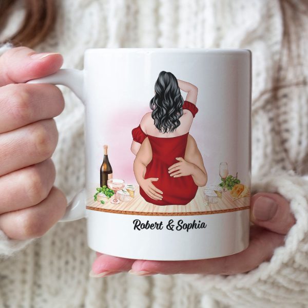 Get Over Here And Eat My Heart - Shaped Box, Personalized Couple Tumbler, Gift For Couple