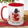 Get Over Here And Eat My Heart - Shaped Box, Personalized Couple Tumbler, Gift For Couple