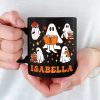 Ghosts Have The Most Fun - Family Personalized Custom Black Mug - Halloween Gift For Family Members