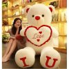 Giant 80cm Soft Brown Teddy Bear - Ultimate Hugging Pillow Gift!