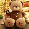 Giant 80cm Soft Brown Teddy Bear - Ultimate Hugging Pillow Gift!