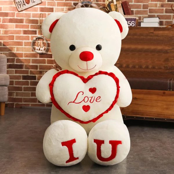 Giant 80cm Soft Brown Teddy Bear - Ultimate Hugging Pillow Gift!