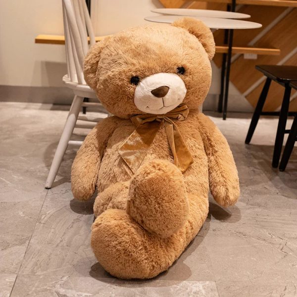Giant American Bear Plush Toy Soft Stuffed Animal for Kids and Adults