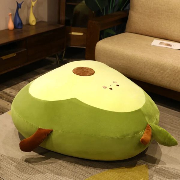 Giant Avocado Plush Toy - Soft, Cuddly Fruit Cushion for Kids & Gifts