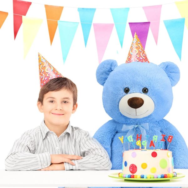 Giant Blue Teddy Bear Plush 130cm
