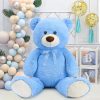 Giant Blue Teddy Bear Plush 130cm