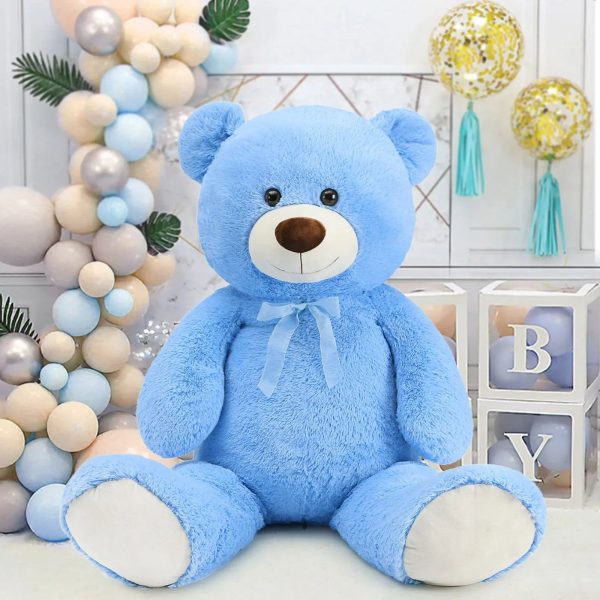 Giant Blue Teddy Bear Plush 130cm