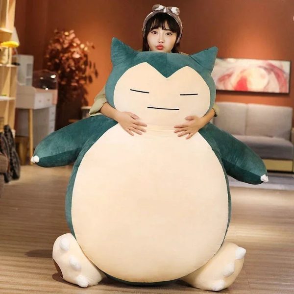 Giant Kawaii Snorlax Plush Toy - Soft, Cuddly, Perfect Gift for All Ages
