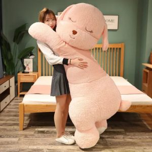 Giant Lying Dog Plush Pillow 80cm 100cm