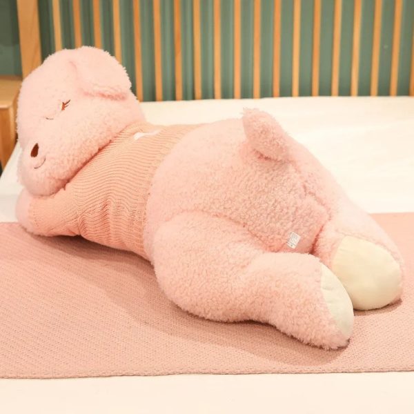 Giant Lying Dog Plush Pillow 80cm 100cm