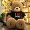 Giant Pink Teddy Bear Plush Pillow