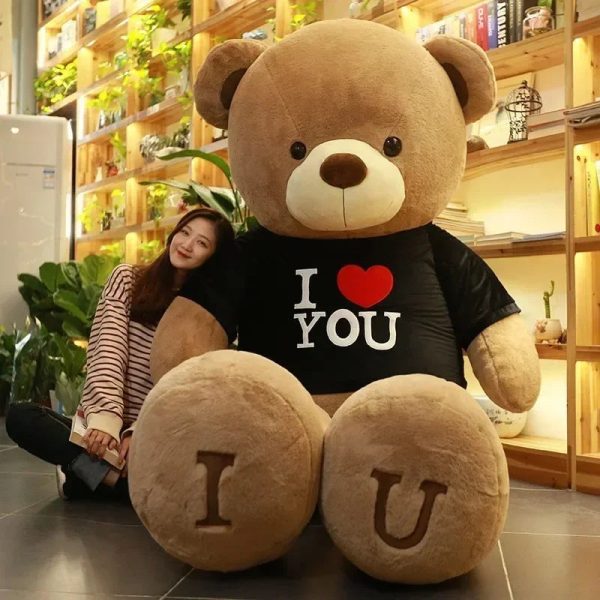 Giant Pink Teddy Bear Plush Pillow