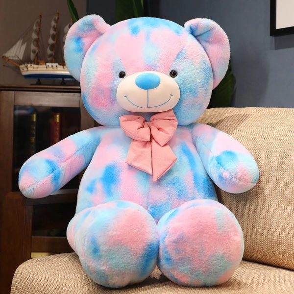 Giant Plush American Bear - Soft, Colorful Stuffed Toy for Kids & Lovers