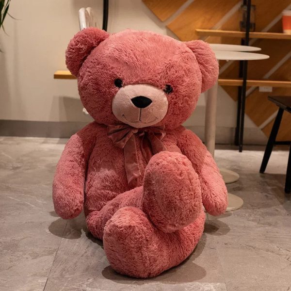 Giant Plush American Bear - Soft Teddy for Valentine's & Birthdays