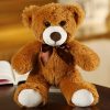 Giant Plush Bear with Ribbon - Adorable Stuffed Animal for Kids