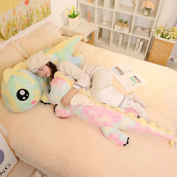 Giant Plush Unicorn Dinosaur Hug Pillow Soft Stuffed Toy