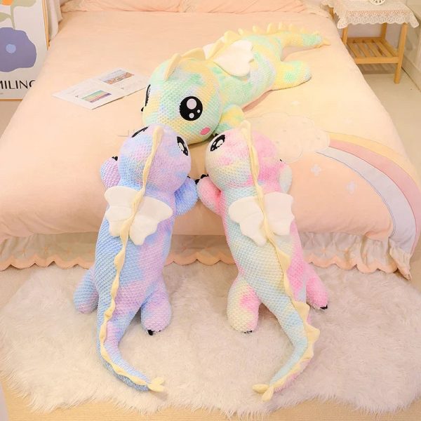 Giant Plush Unicorn Dinosaur Hug Pillow Soft Stuffed Toy