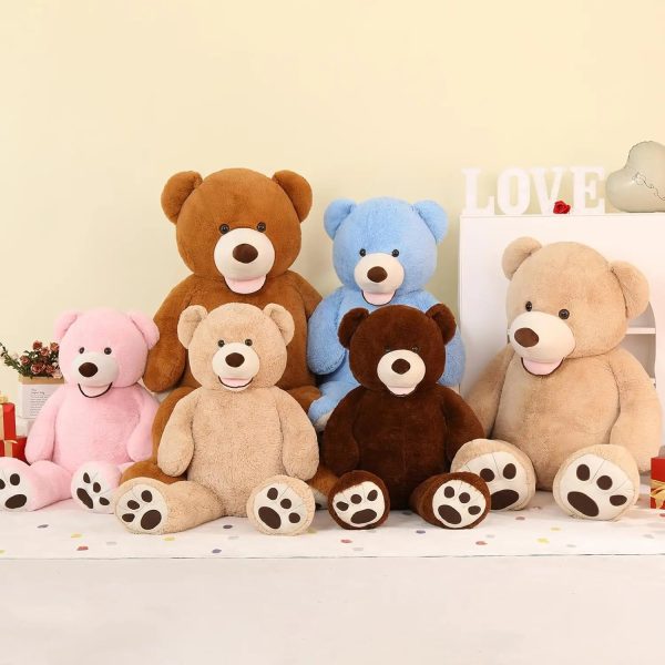 Giant Teddy Bear Plush with Big Footprints 39 Inch