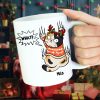 Gift For Cat Lover, Personalized Mug, Cat Scratching Mug, Christmas Gift